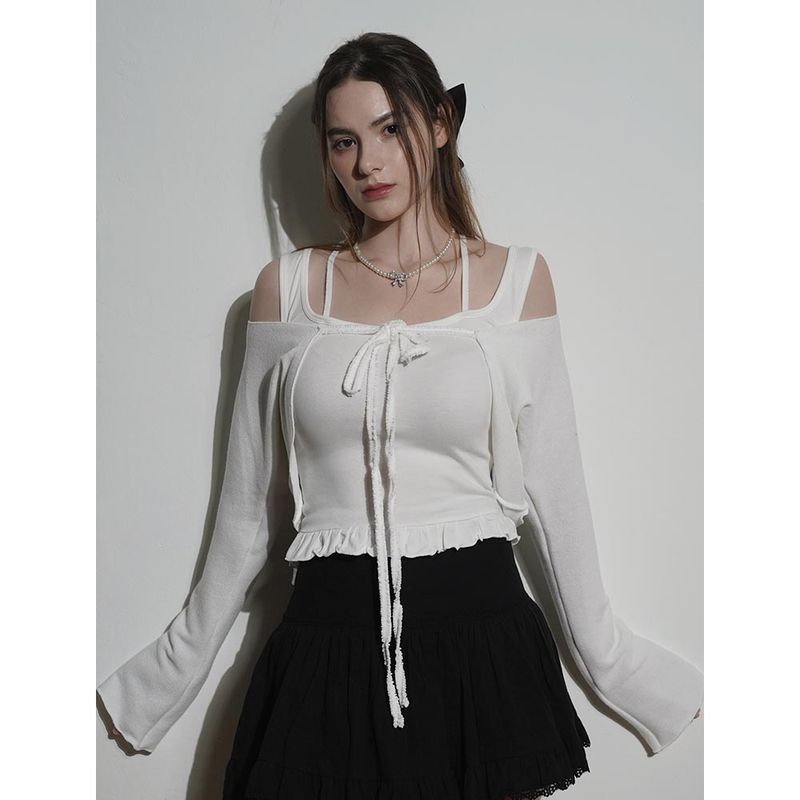 ROSY SLEEVELESS-IVORY