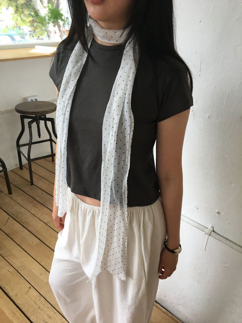 This dot scarf (3color)