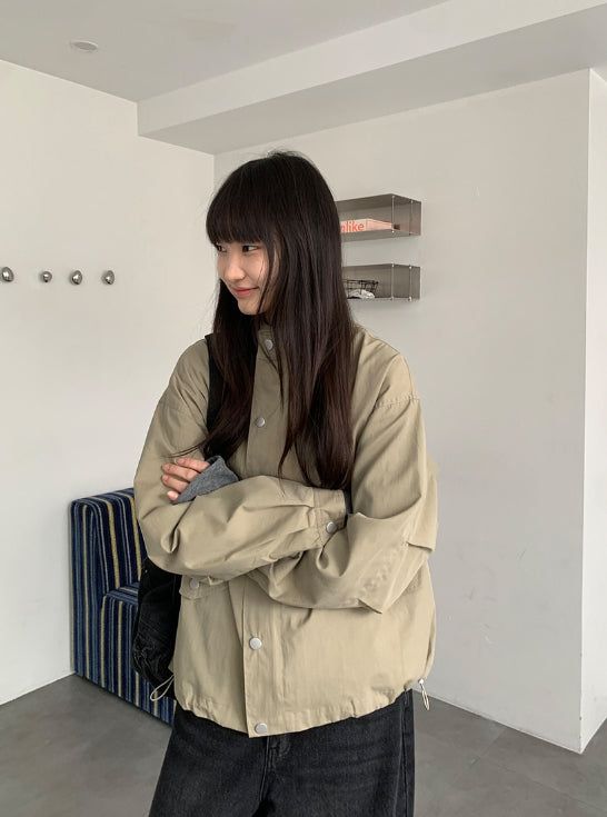 Unica High Neck Bomber Jacket