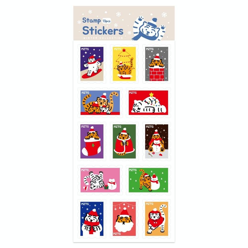 WINTER COLLECTION STAMP STICKERS
