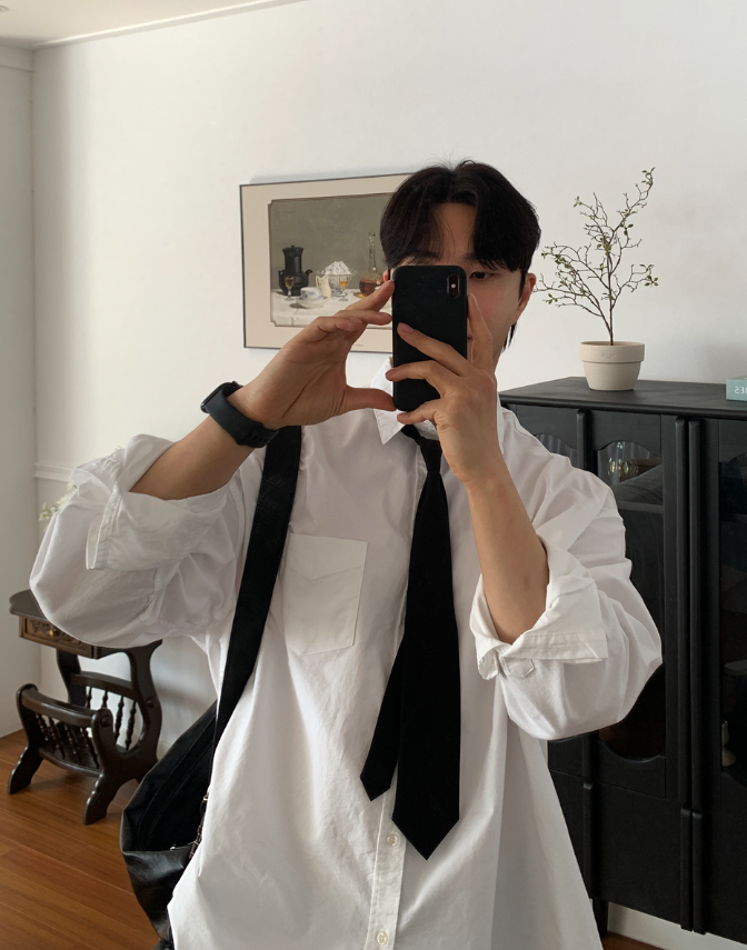  Urban Oxford Overfit Basic Shirt