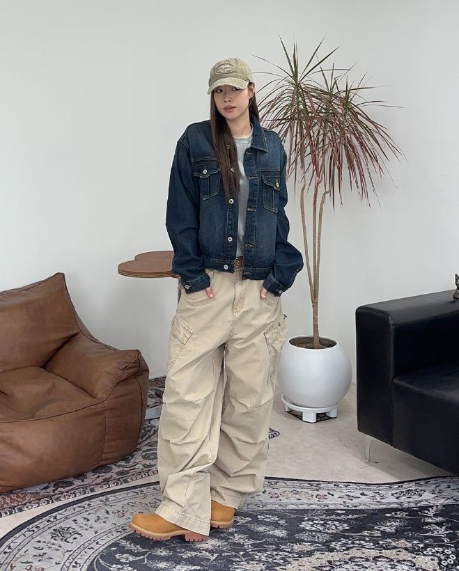 Bedin Crop Denim Jacket