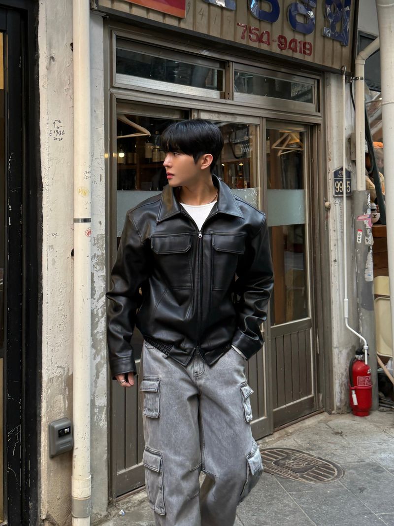 Poder leather jacket