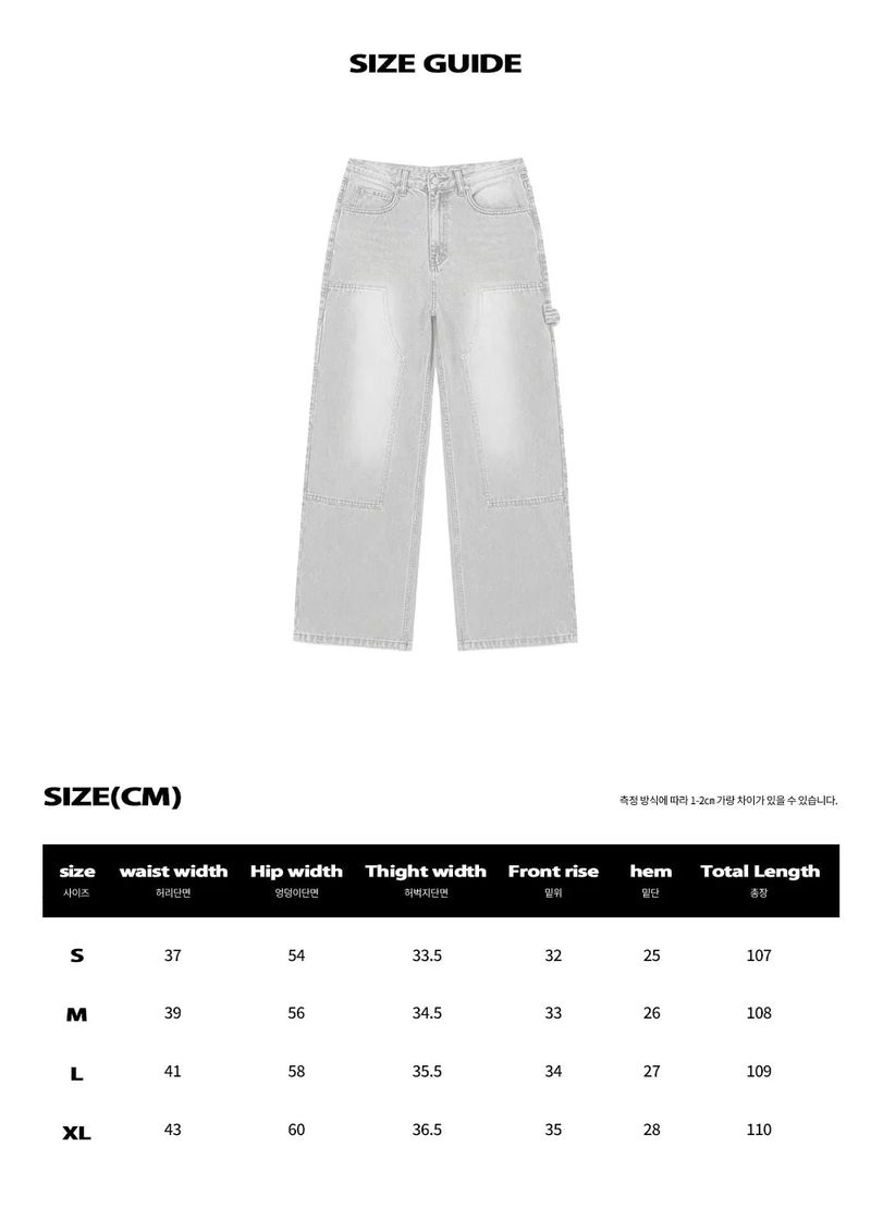 BTB : CURVE PANEL JEANS [GRAY CORE]