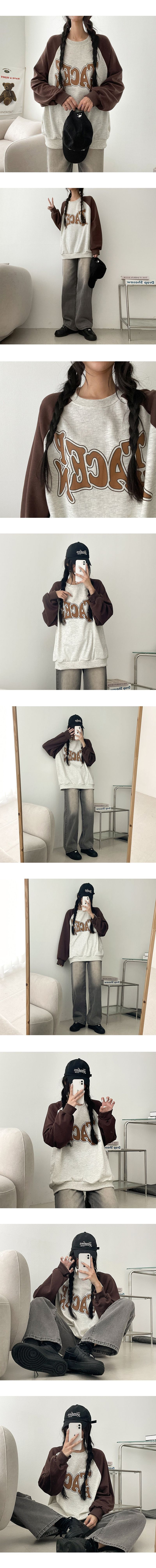ローンウォッシングサイドバンディングデニムワイドパンツ