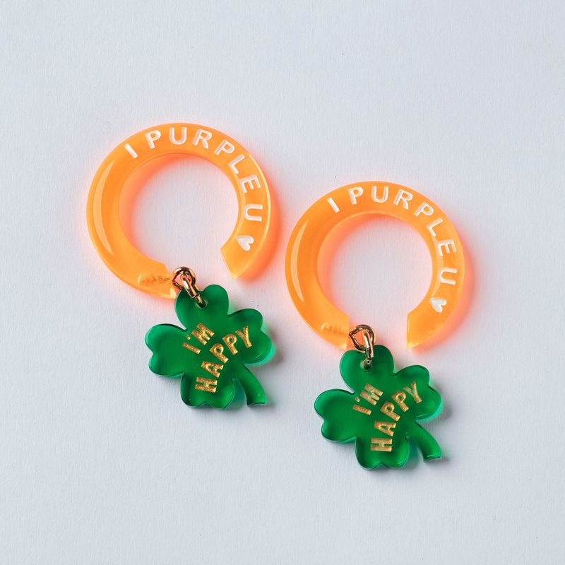 Lucky Clover Charm Ring