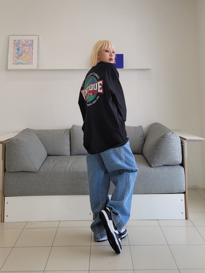 VENTIQUE Authentic long T 5color