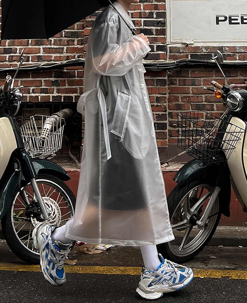 雨の日にはレインコート