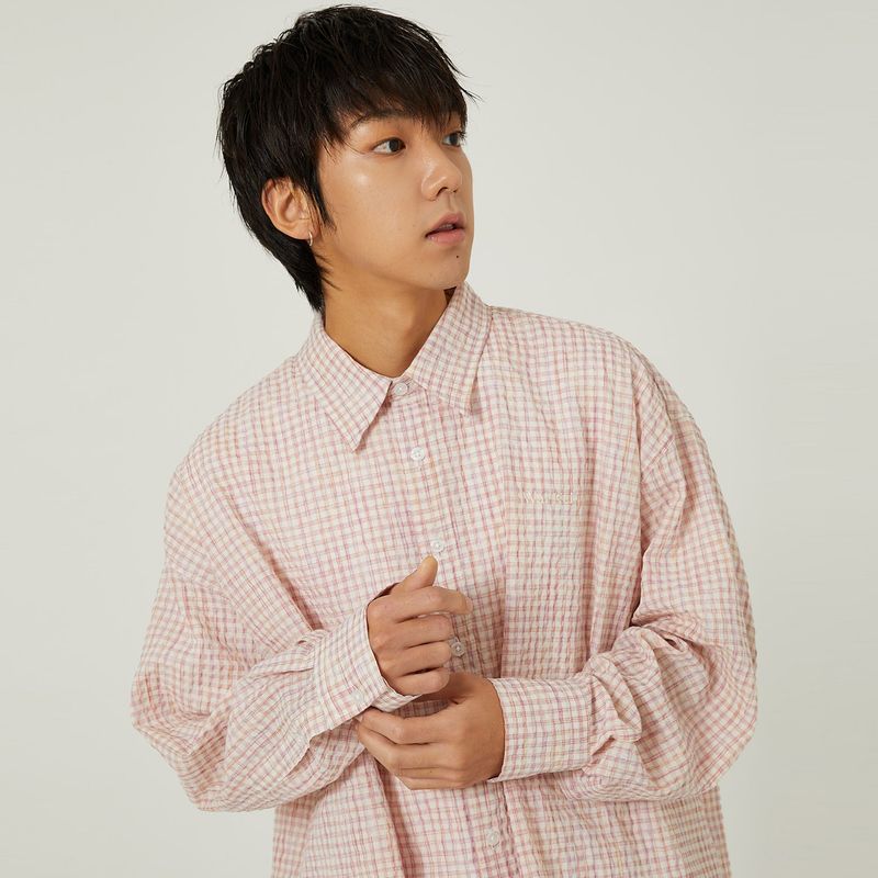 Overfit check shirts