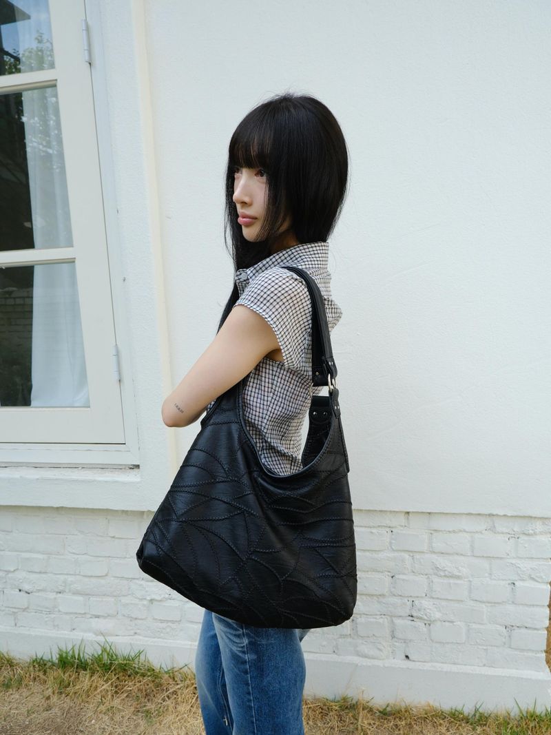 patch shoulder bag