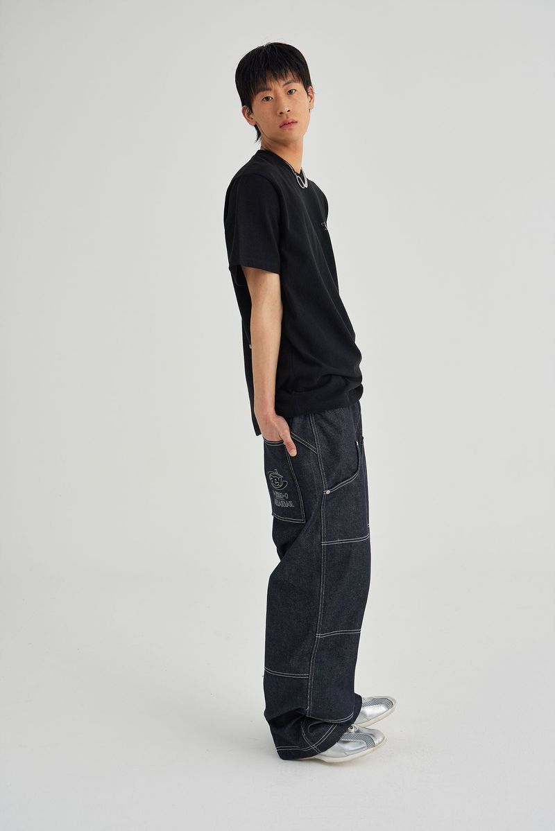 RAW DENIM CARPENTER PANTS [BLUE]
