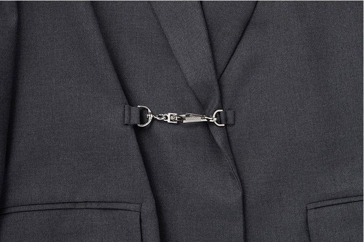 Buckle suit jacket