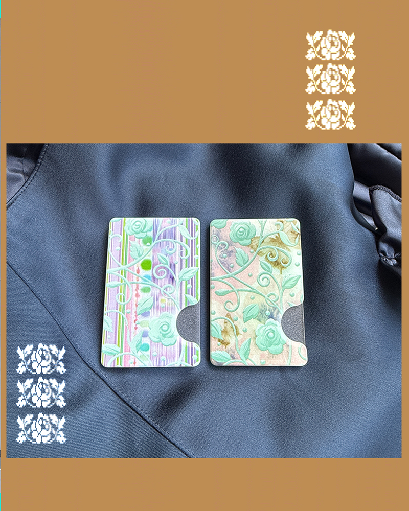 flatf (violet) magsafe card pocket 