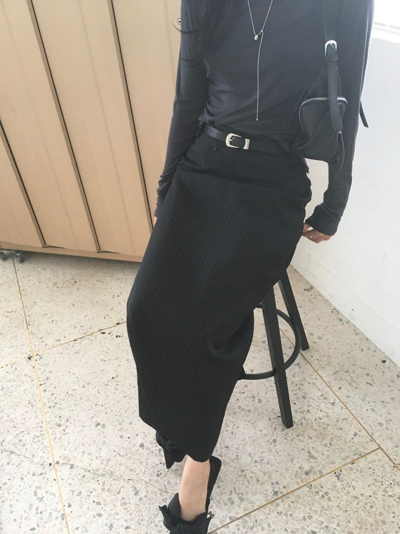 Dual Maxi Skirt
