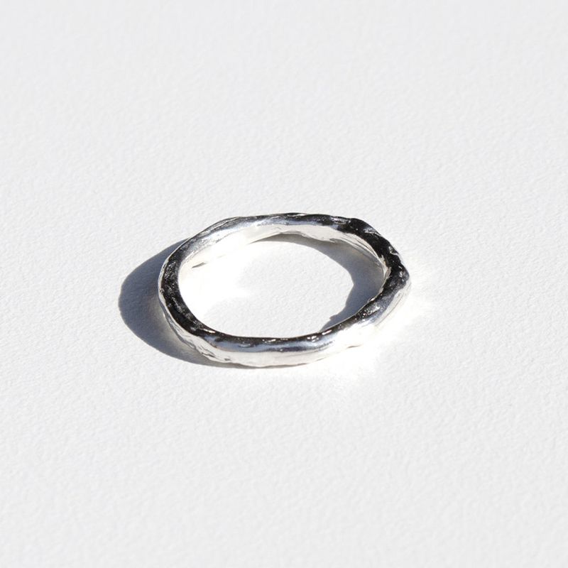 FLIT（フィリット）の「TEXTURE OF WAVE RING 003 (SILVER)（Accessories）」