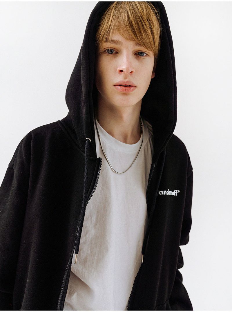 BASIC LOGO MINI HOODIE ZIP-UP