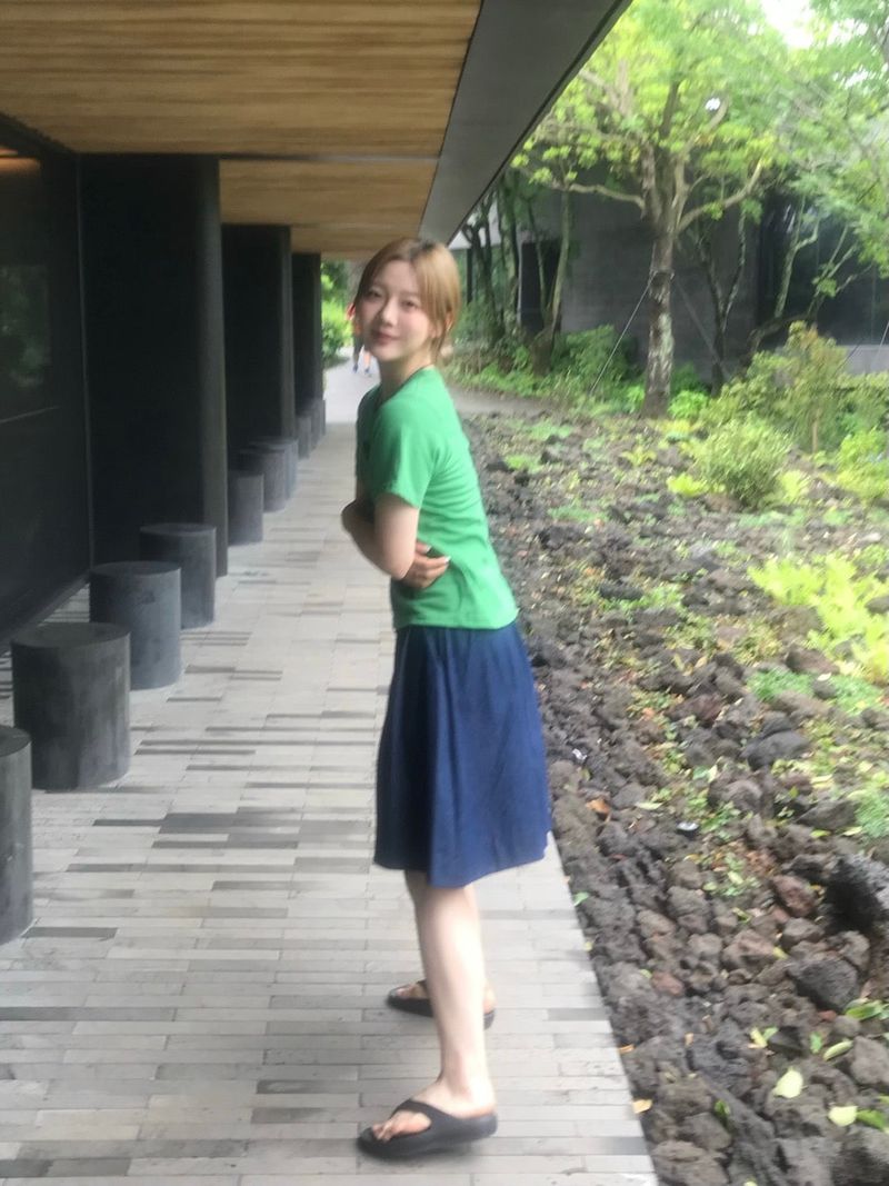 Bruni back banding midiskirt