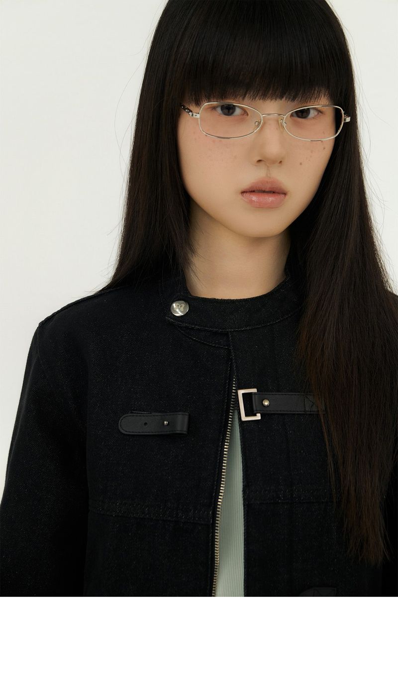 NON-FADE DENIM BUCKLE JK