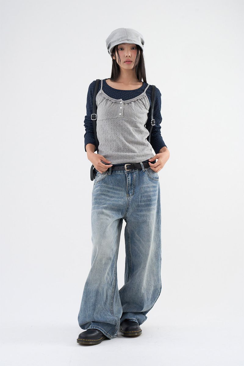 Tulip wide neck long sleeve