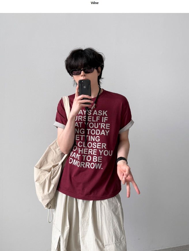YOURNUS（ユアナス）の「Griffin Roll-up Half-Sleeve（Tops）」
