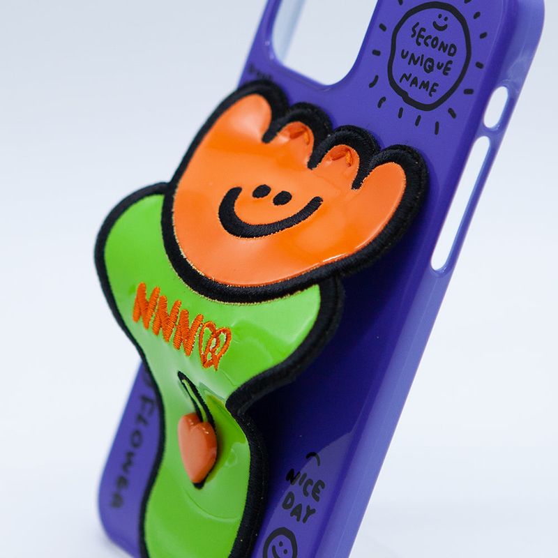 SUN CASE FLOWER PATCH MIDNIGHT PURPLE