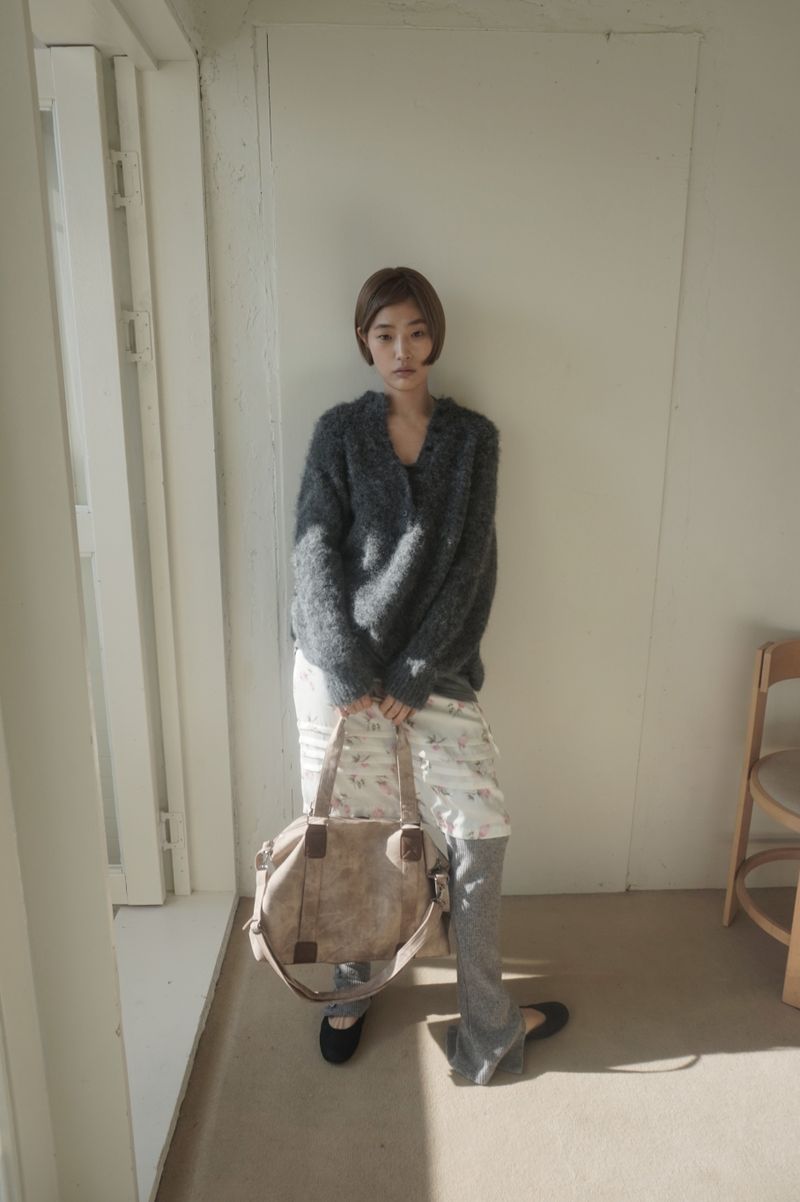 soft cracked leather bag