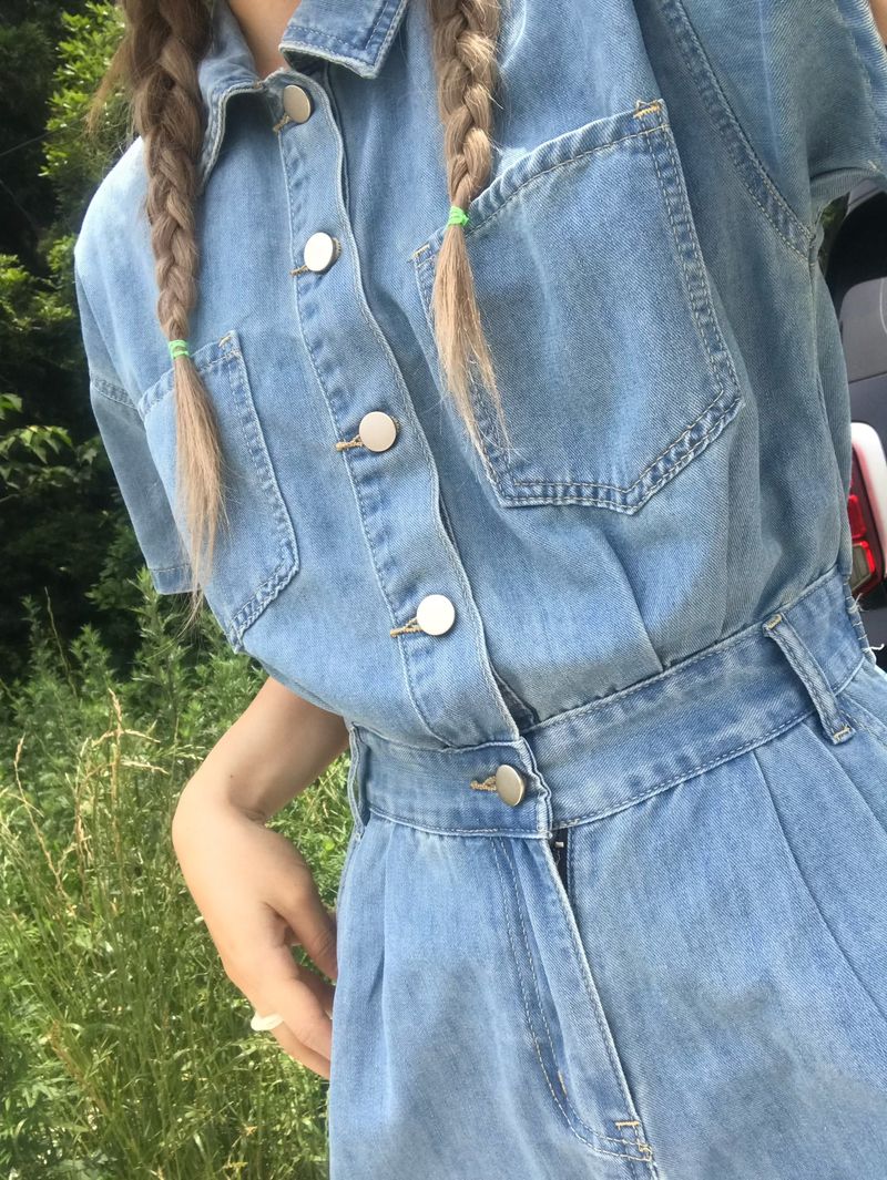Marina denim jumpsuit