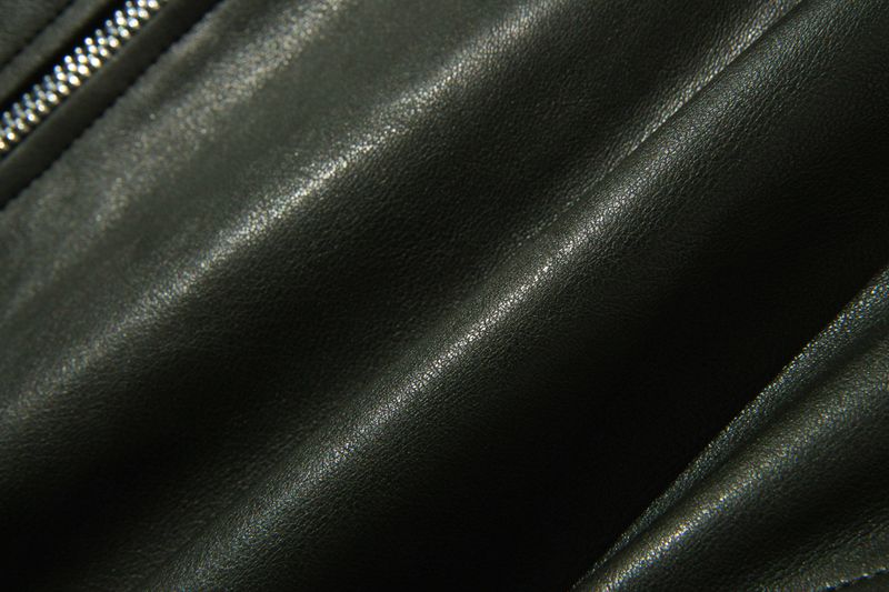 Minimal Rider soft-Leather Jacket J22 Khaki