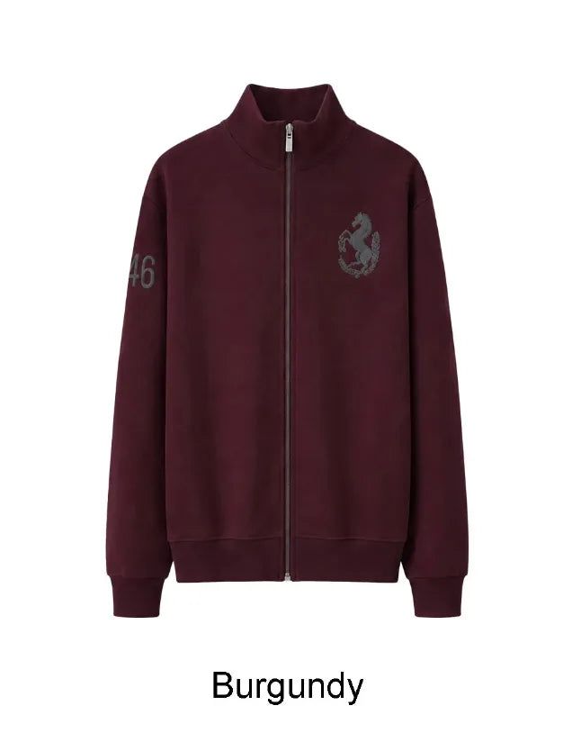 Nica Horse Embroidered Zip-Up