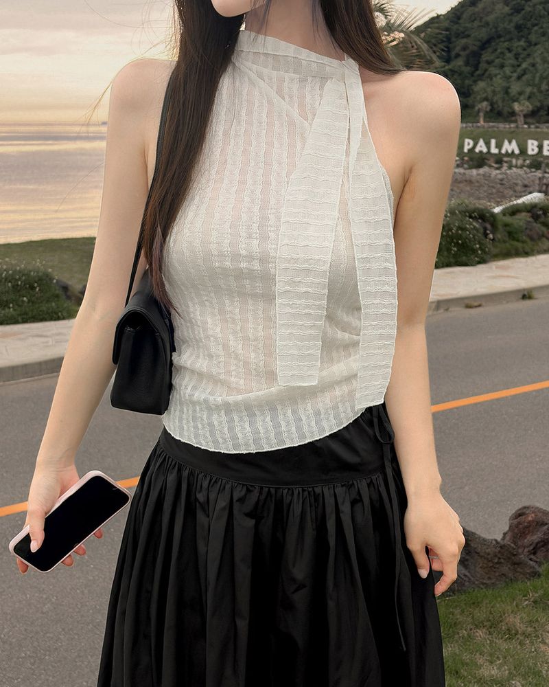 MAYBINS(メイビンス)の「Veldre halter‑neck sleeveless(Tops)」