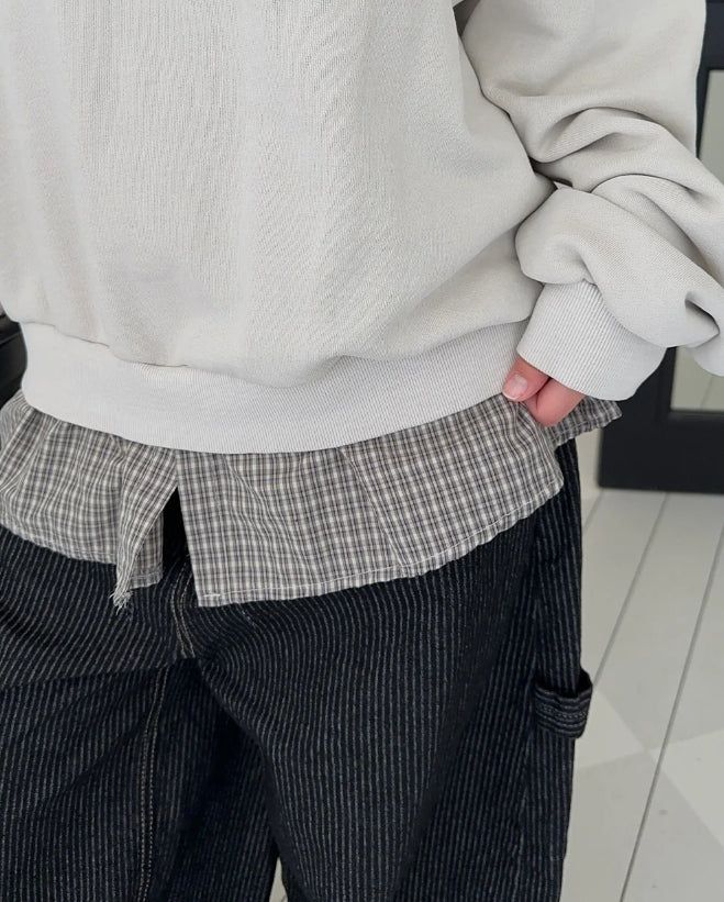 Wayne Shirt Layered Sweatshirt