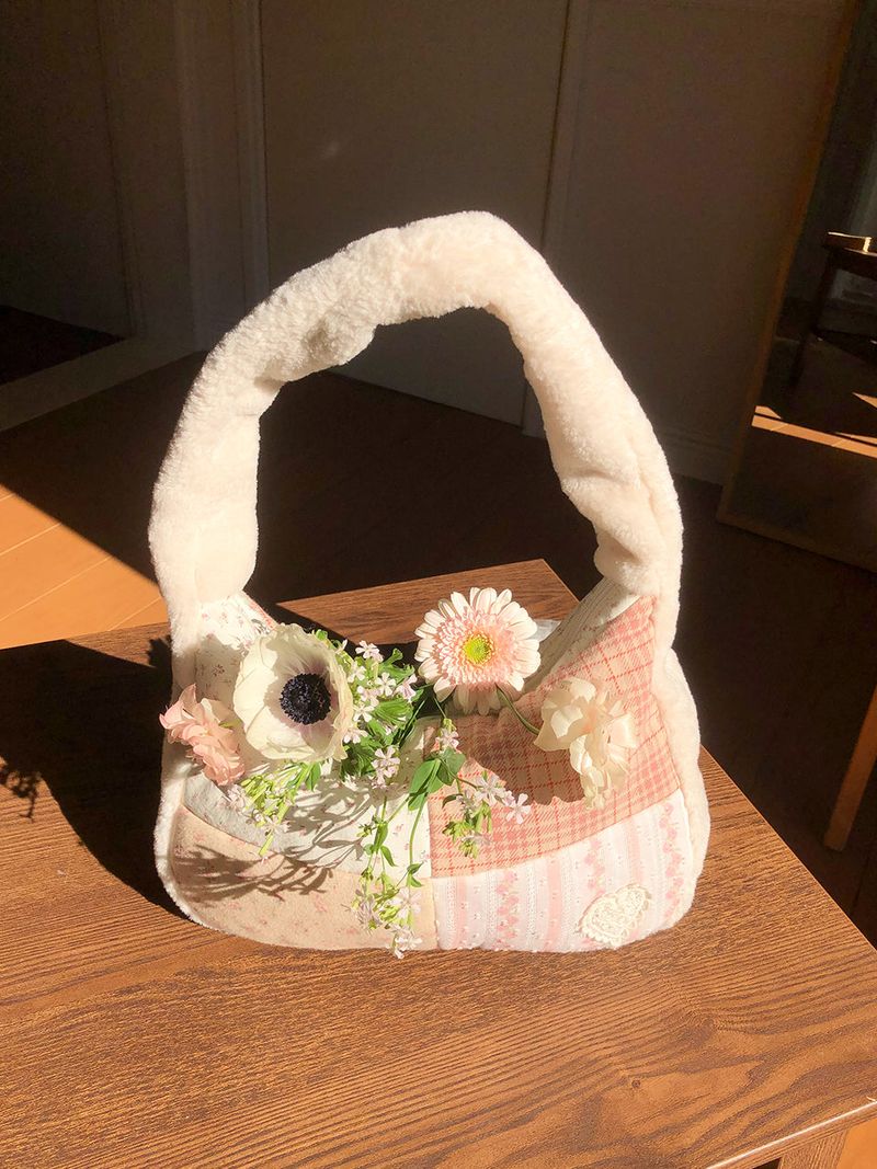 Patchwork quilted hobo bag_Rosie