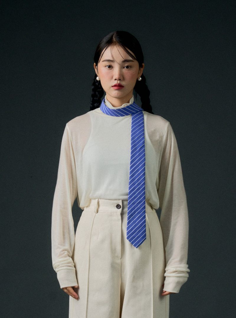 Stripe necktie