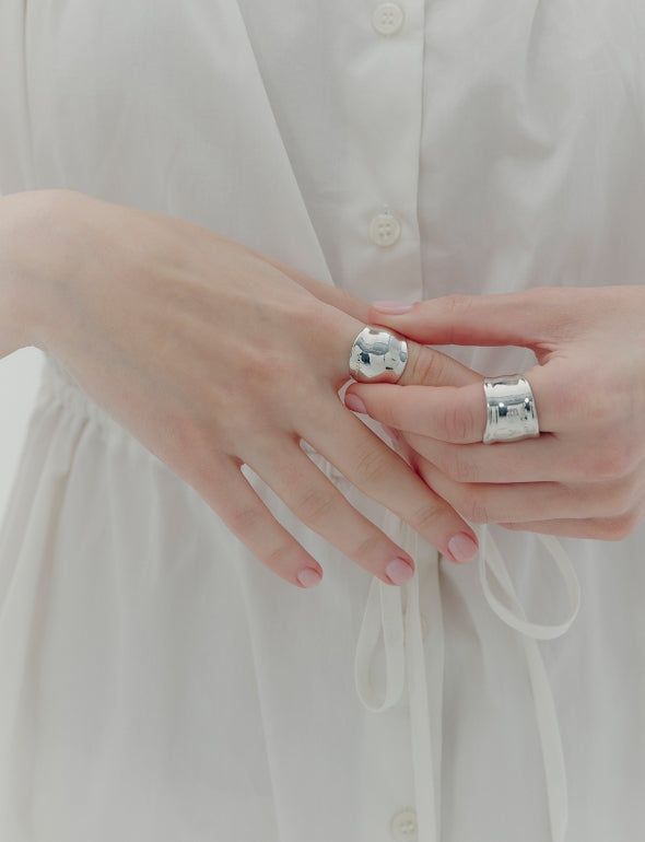 26SS★ [Premium Plating] H Edition AB(W) Curve Wave Ring