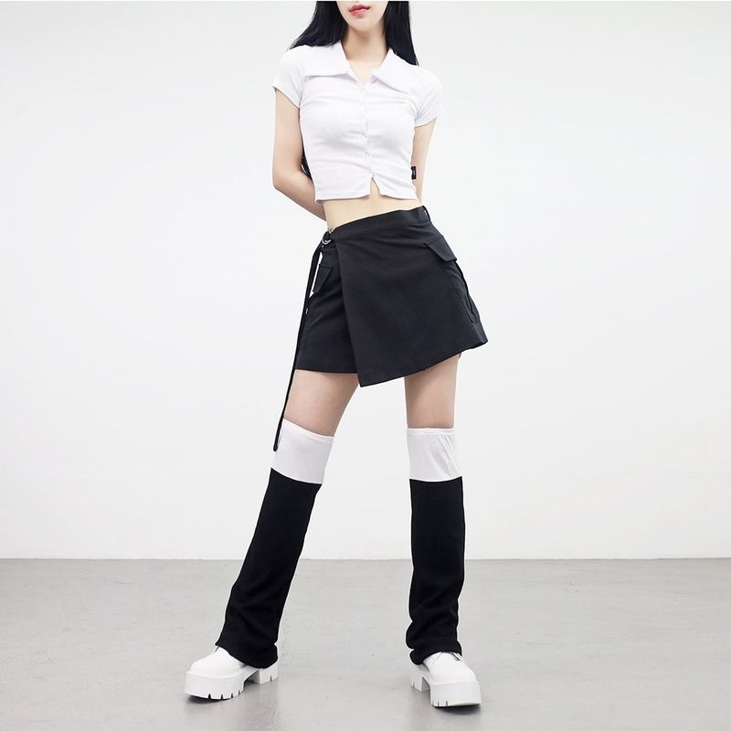[NONCODE] Curtain Coloring Leg Warmer