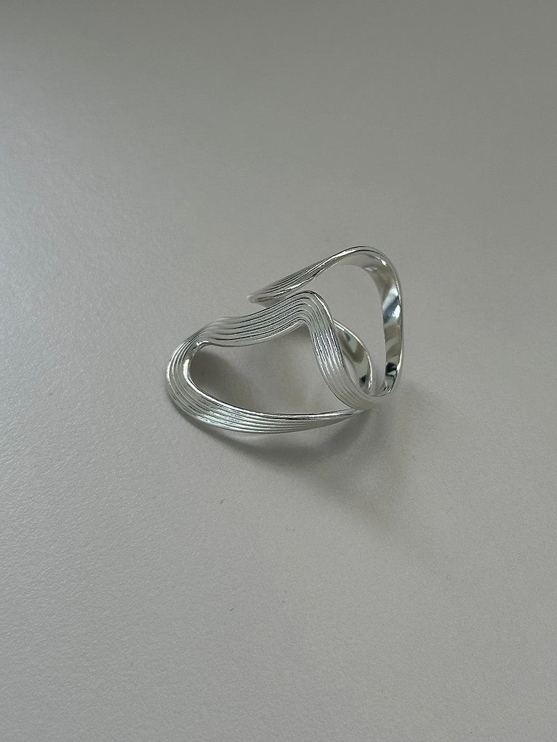[925silver] Helix ring