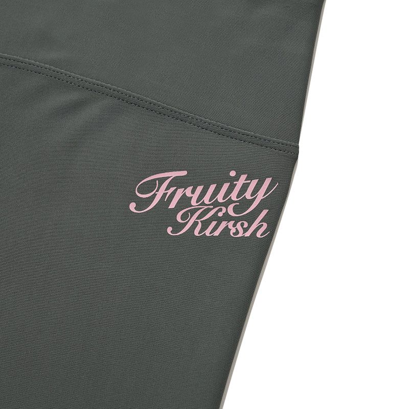 SMALL CHERRY WATER LEGGINGS [CHARCOAL]
