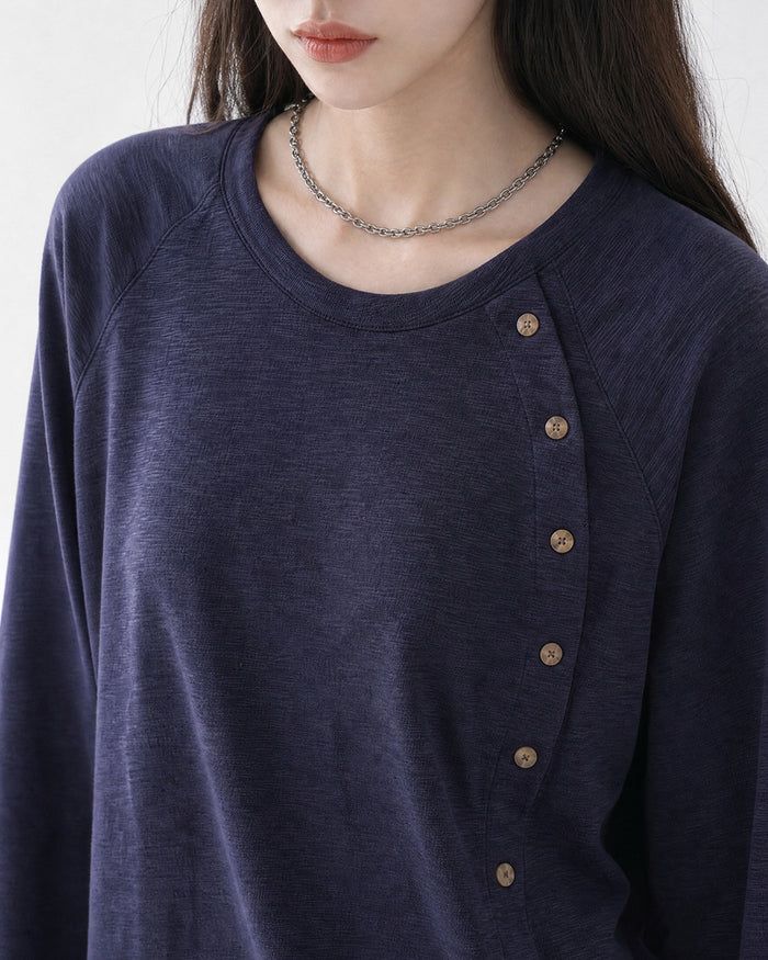 (UNISEX) Full Button Long Sleeve