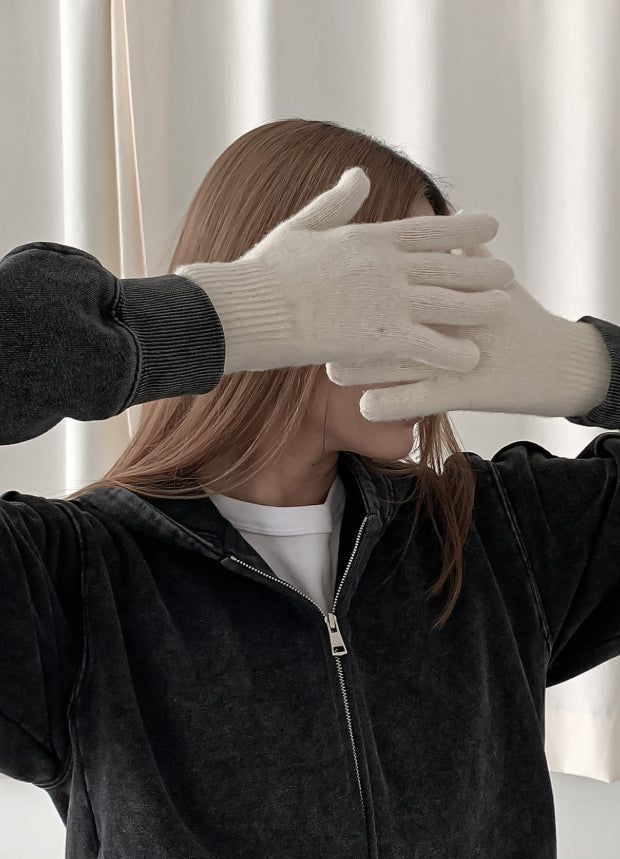 EEUN（イウン）の「[WOOL80%] ウールタッチ手袋（ファッション小物）」