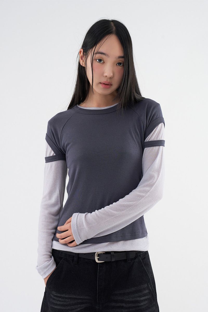 Raucohouse(ラウコハウス)の「Ner Cutout Slim T-shirt(Tops)」