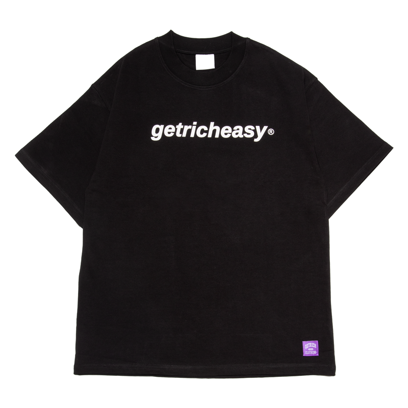 getricheasy（ゲットリッチイージー）の「オリジナルロゴT ブラック（トップス）」