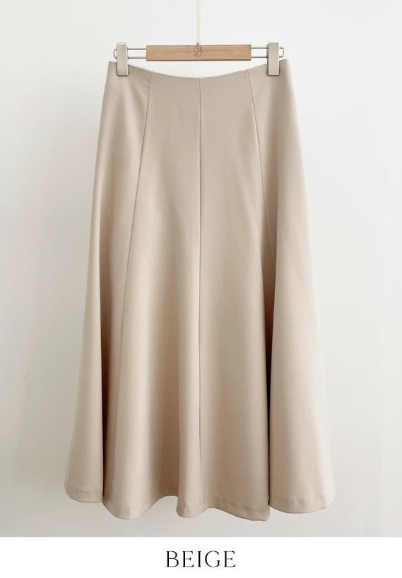 Elina Span Flare Long Skirt
