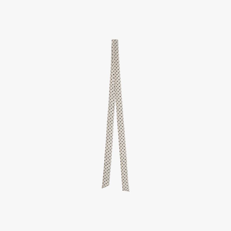 DOT CHIFFON LONG SCARF