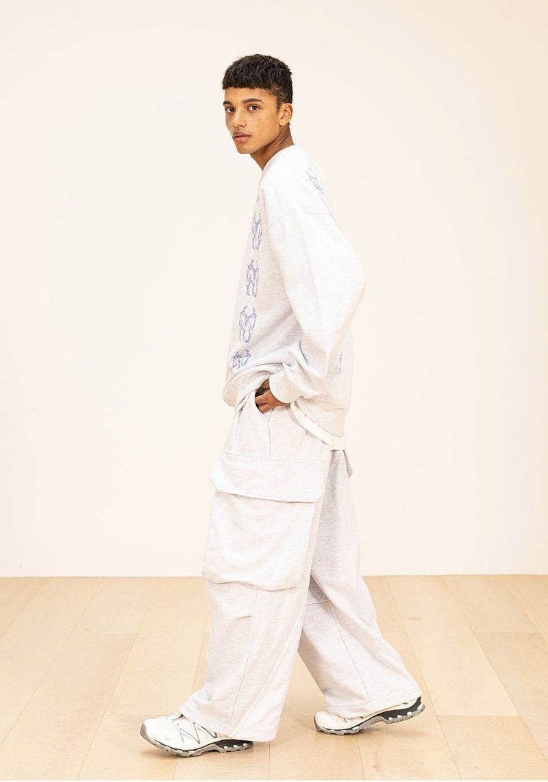 DIVISION WIDE CARGO STRING PANTS