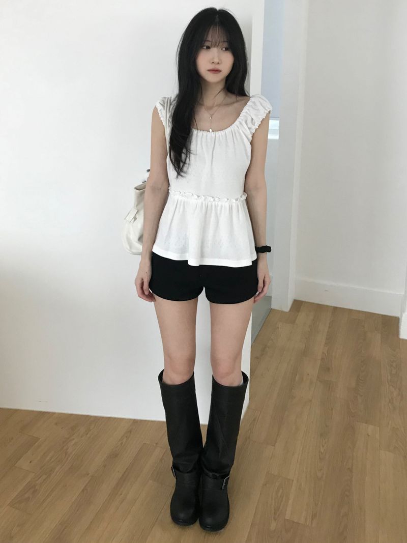 Olsen Cotton Shorts (2 colors)