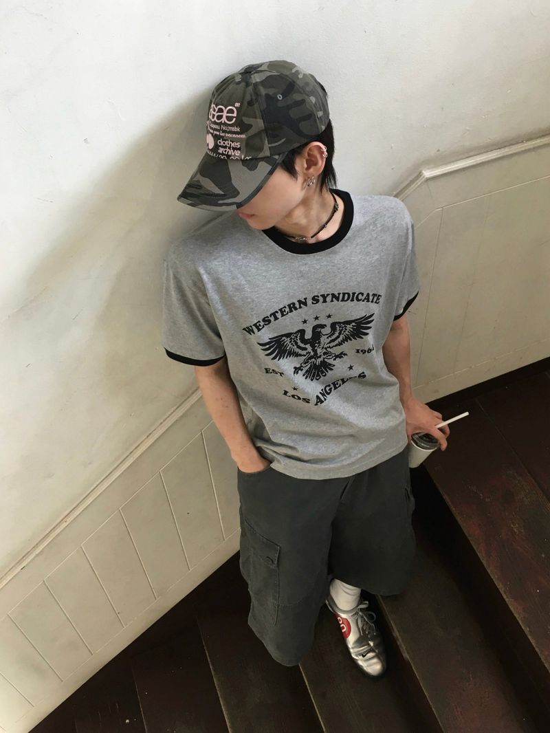 Niff Washed Wide Bermuda Pants 3C