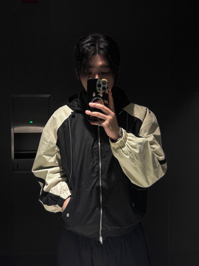Cynical Curve Nylon Windbreaker 2C