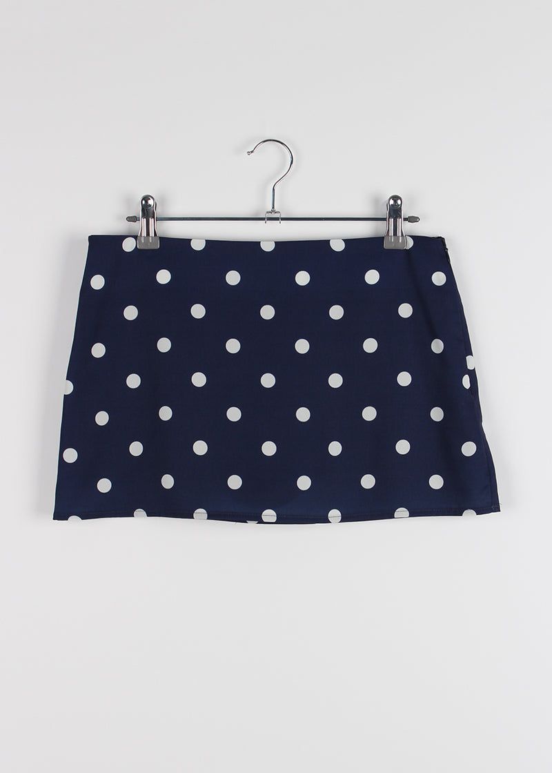 LOW POLKA DOT MINI SKIRT