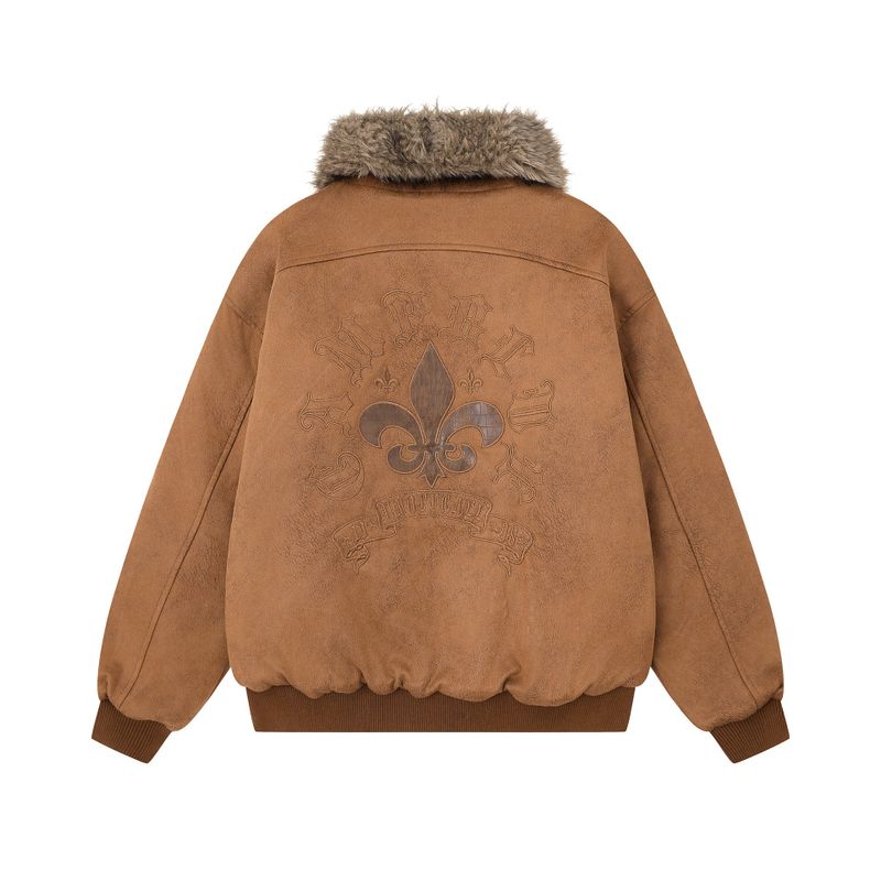 Berlin Leather Fur Collar Jacket