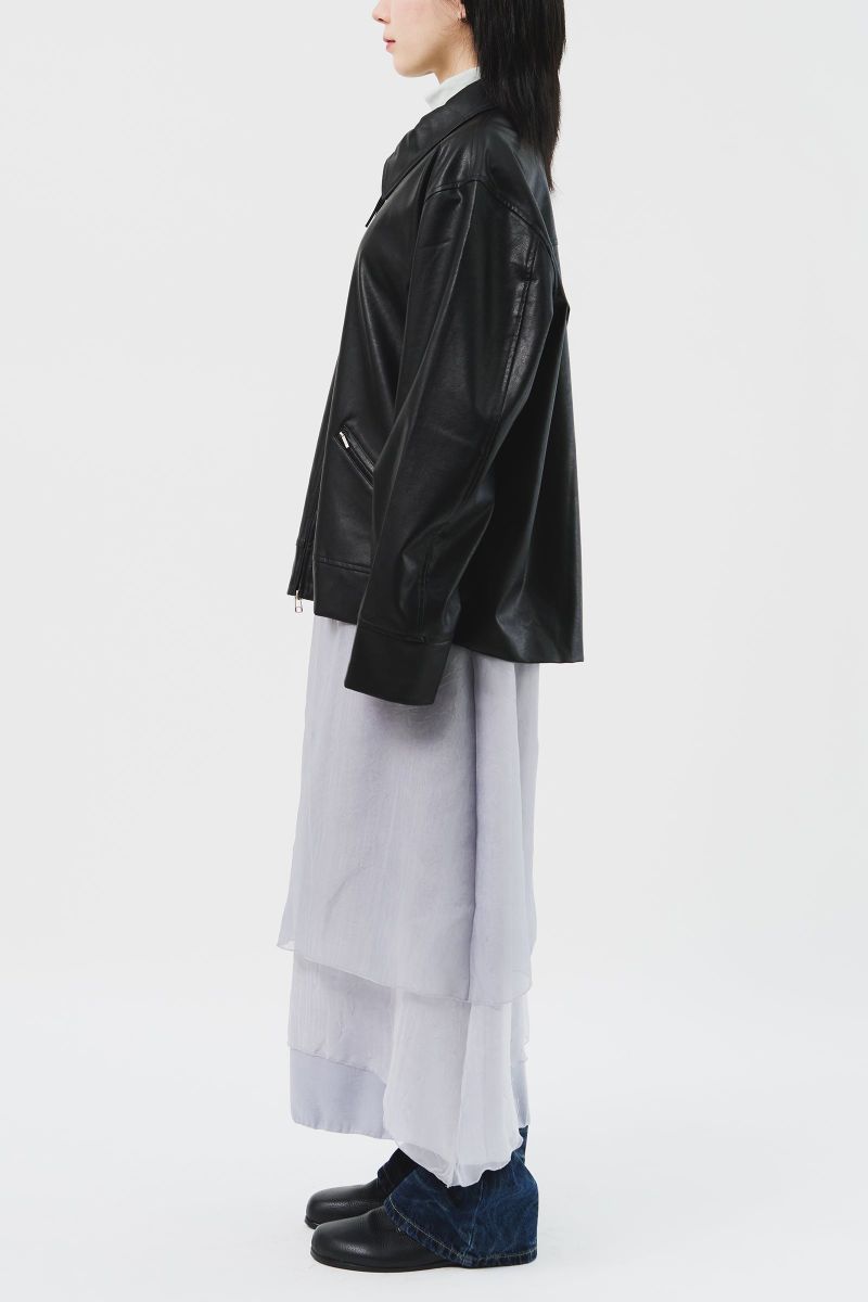 Storm Leather Zip Jacket